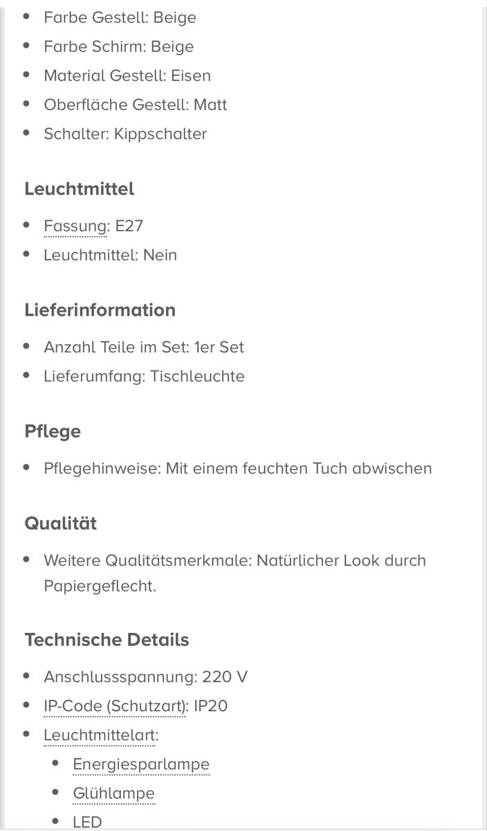Lampade: Tischleuchte WEAVER Butlers – Nuovo (secondo la descrizione) da Wittinsburg venduto da SabrinaR 6