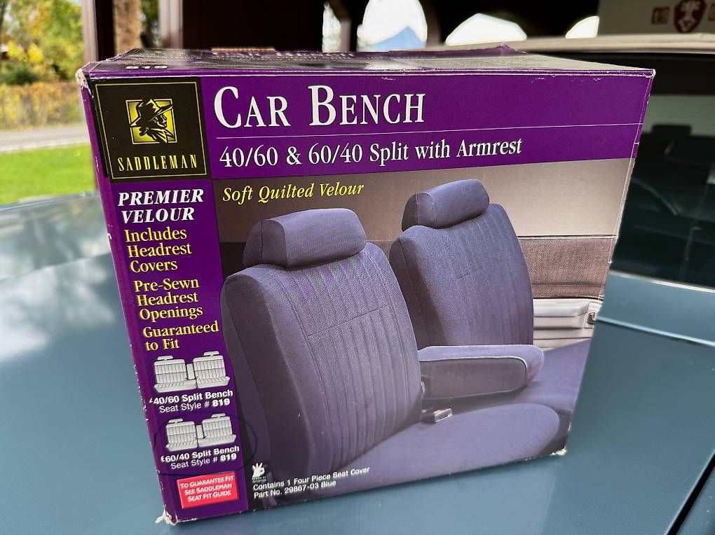 Cover & Protezioni schermo: Saddleman Bench Car Seat Cover Velour – Nuovo e nell'imballaggio originale da Beckenried venduto da RSC2016