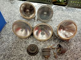 5 Stück gebrauchte Scheinwerfer BMW 320 E21 Jahrgang 1980