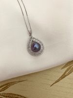10.5mm Süsswasserperle Anhänger /echte