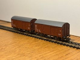 *e1348: 2 Güterwagen (Spur N)