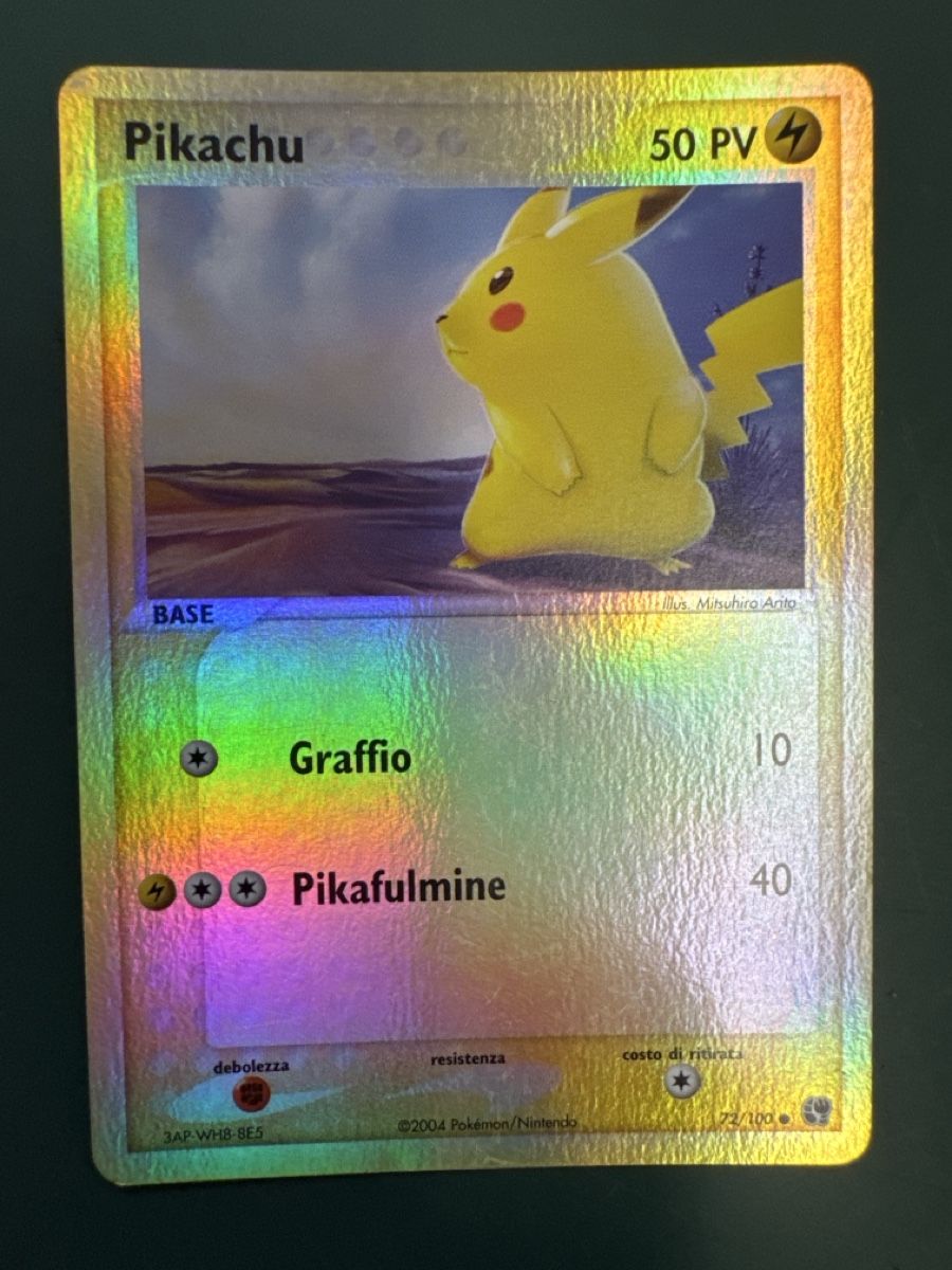 Pokémon Sammelbilder & Trading cards: Pikachu Holo reverse Ex Sandtorms 72/100  – Gebraucht aus Belprahon von Rob_ain