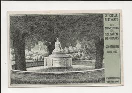 AK 1922 Solothurn Soldatendenkmal Einweihnung  🤩 rar