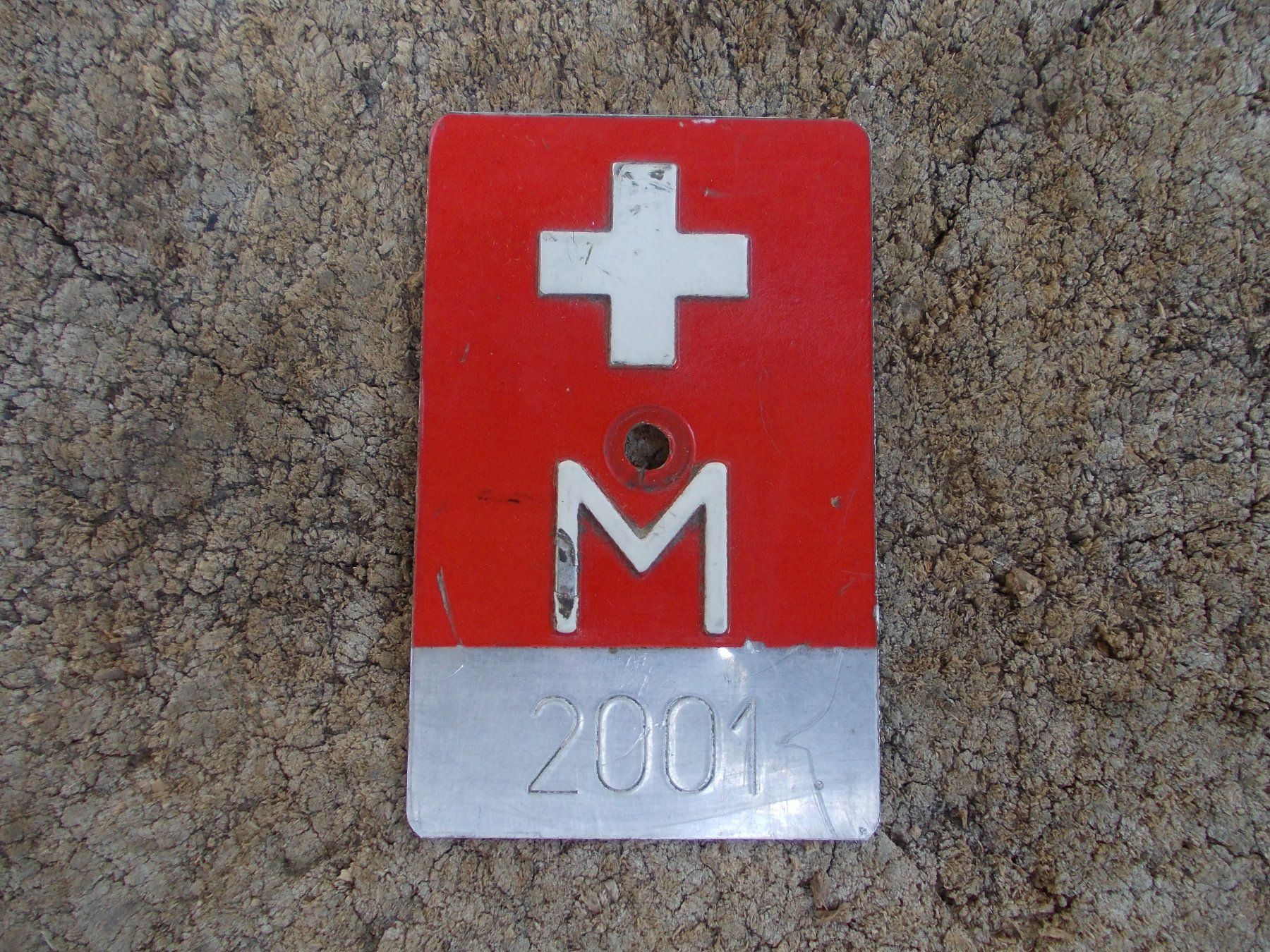 Schweizer Armee Schilder: Ordonnanzrad / Militärvelo Nummer M 2001 – Gebraucht aus Gsteigwiler von HORMIGA21 2