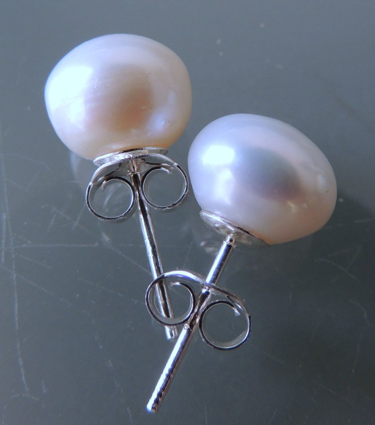 Orecchini pendenti & Orecchini a lobo: Silber 925 Perlen Ohrstecker 9 mm – Nuovo e nell'imballaggio originale da Waldenburg venduto da schaller707 3
