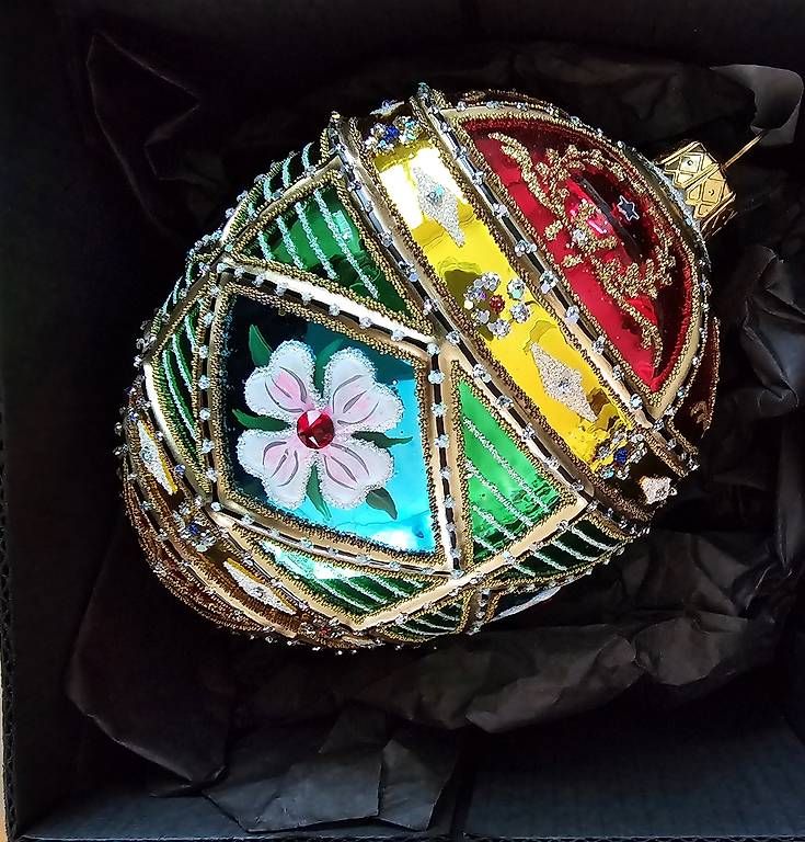 Tutte le decorazioni: 5 Exklusive grosse Fabergé - Weihnachtskugeln – Nuovo (secondo la descrizione) da Triengen venduto da Claudia550