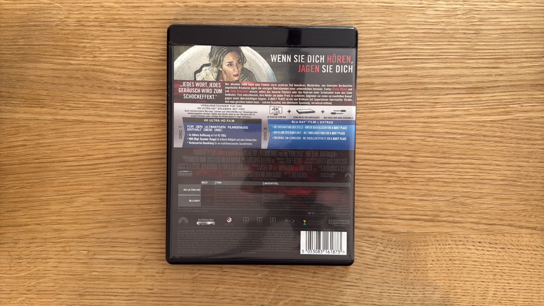 Tutti i DVDs: A Quiet Place - 4K UHD Blu-Ray – Usato da Wallisellen venduto da Art_Vendorlay 1
