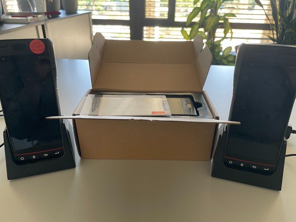 Honeywell Scanner: 3x Blovedream S60A PDA Scanner mit Drucker + 2 Cradles – Usato da Basel venduto da inf_qrv2 2