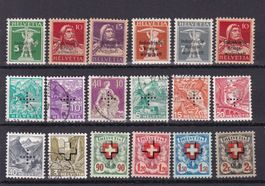 CH Dienstmarken, Ind. Kriegswirtschaft etc.