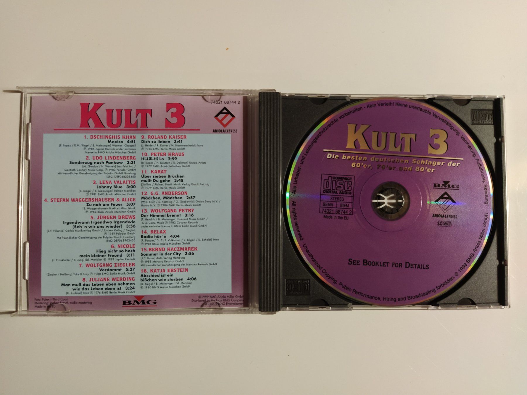CD: Kult Schlager der 60er, 70er, 80er - CD Set – Usato da Männedorf venduto da Yoshi_87 8