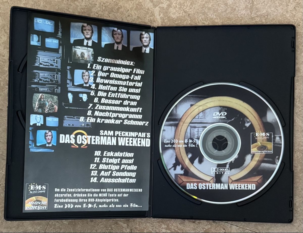Tous les DVDs: DAS OSTERMAN WEEKEND  – Neuf (Voir description) à Dietikon par AndreaSch01 2