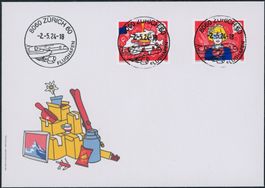 2024 - Pro Patria - Ersttagsbrief FDC - Ersttag Voll Stempel