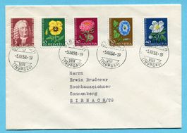 Orts - Satzbrief Sirnach Pro Juventute 1958