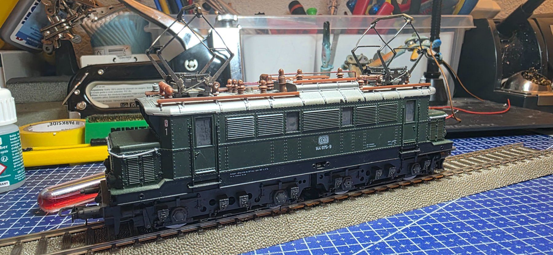 Roco Modelleisenbahnen: Roco DB BR 144 075-9 HO/DC analog – Gebraucht aus Hochfelden von Danizh0