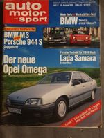 AMS 17/86 Opel Omega Porsche 944 BMW M3 Lada Samara xa