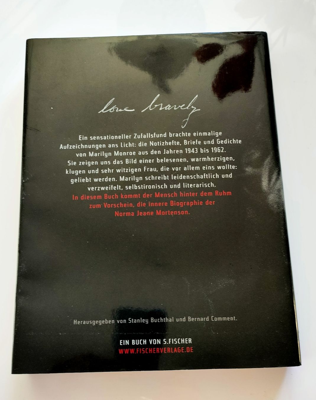Libri: Marilyn Monroe Buch, Tapfer Lieben – Nuovo (secondo la descrizione) da Thalwil venduto da wamoni 1