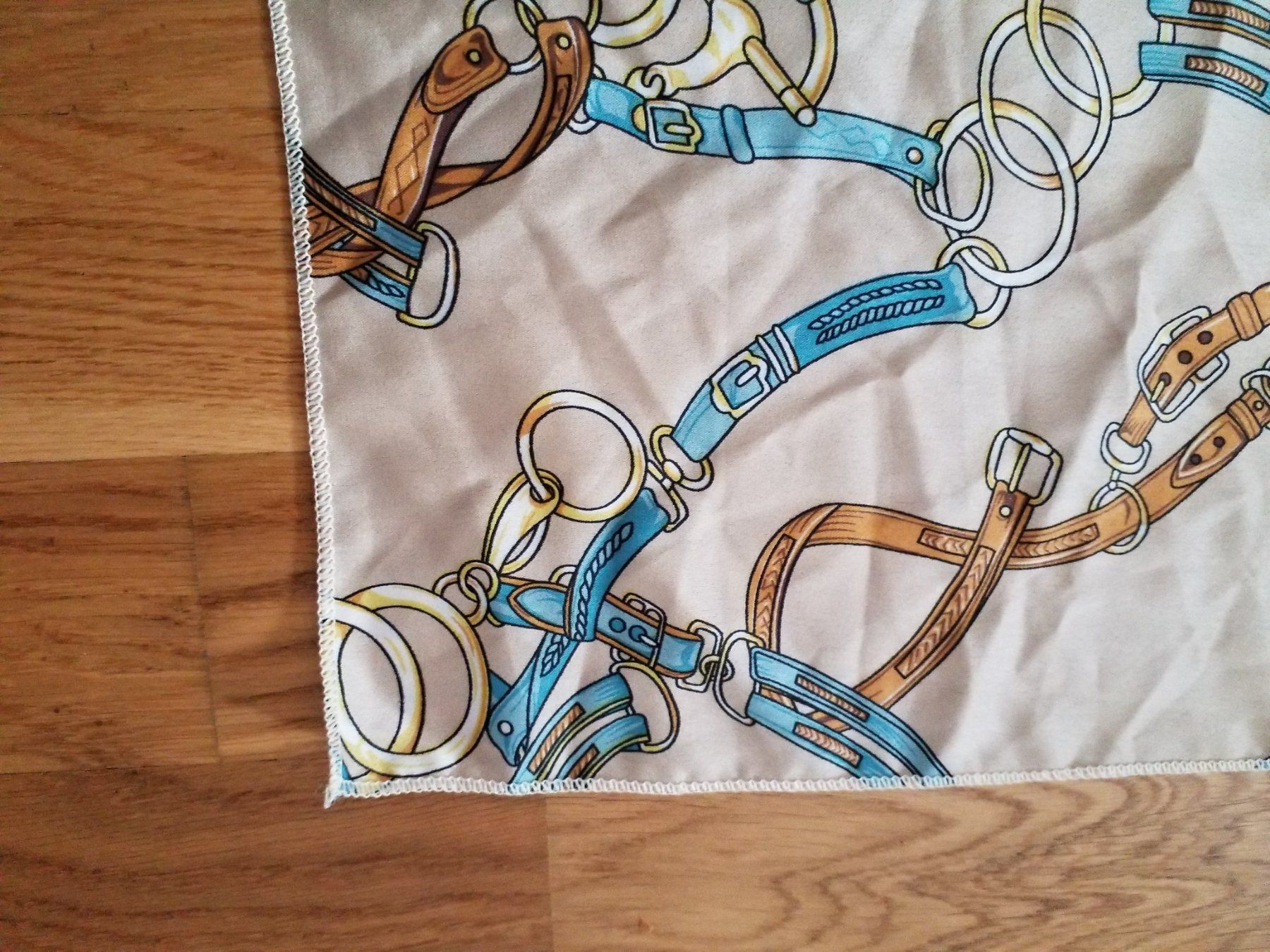 Foulards, Tücher & Schals: Vintage Silk Scarf - Equestrian Design – Neu (gemäss Beschreibung) aus Luzern von _Lobster_ 1