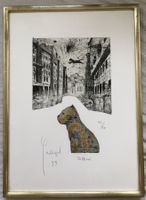 Original Farbradierung - Bilbao, Guggenheim Museum - 1999