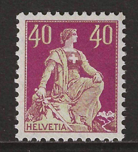 Tutti i francobolli: 1925 : Helvetia mit Schwert Nr. 176 postfrisch ** KP 150.-- – Nuovo (secondo la descrizione) da Gümligen venduto da Geniusbuy