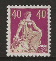 1925 : Helvetia mit Schwert Nr. 176 postfrisch ** KP 150.--
