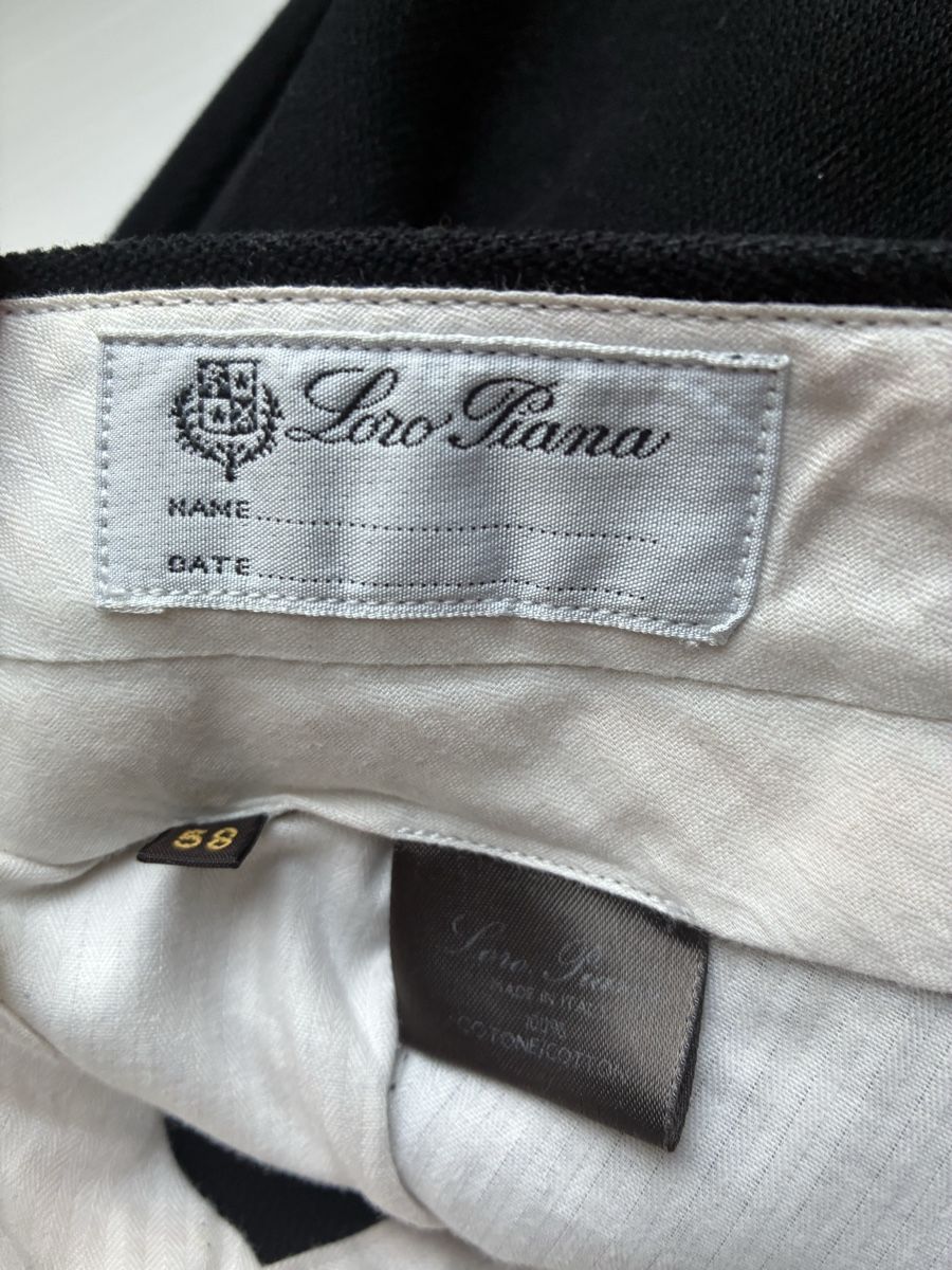 Loro Piana Pantaloni: Pantalone Loro Piana nero – Nuovo (secondo la descrizione) da Rüschlikon venduto da ant_5v7g 2