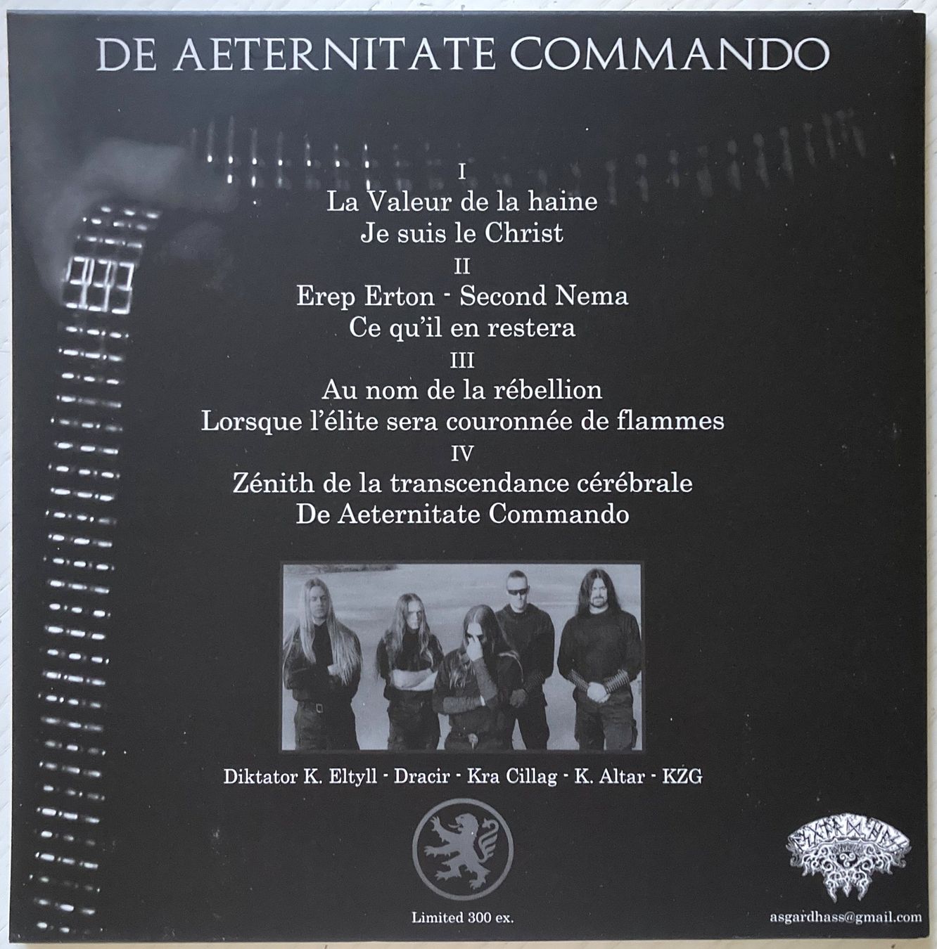 Schallplatten: CRYSTALIUM - DE AETERNITATE COMMANDO – Gebraucht aus Bottens von hotter-than-hell 1