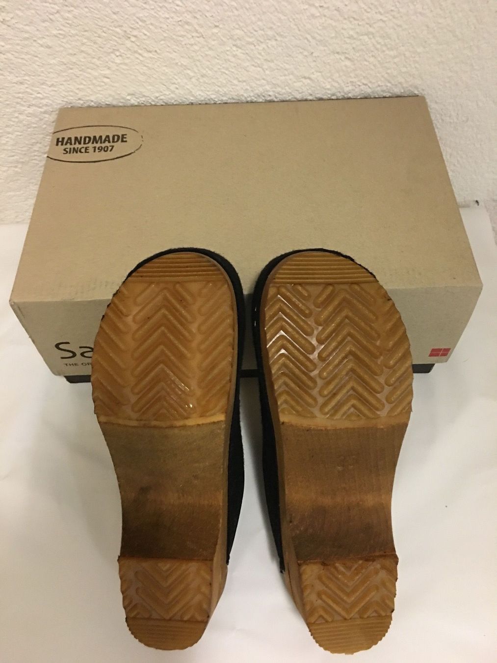 Scarpe da donna: SANITA Danish Clogs mit Edelweiss Schwarz Gr. 41 – Nuovo e nell'imballaggio originale da Zürich venduto da LIQUIDATOR.CP 2