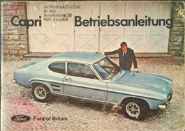 Betriebsanleitung - Ford Capri