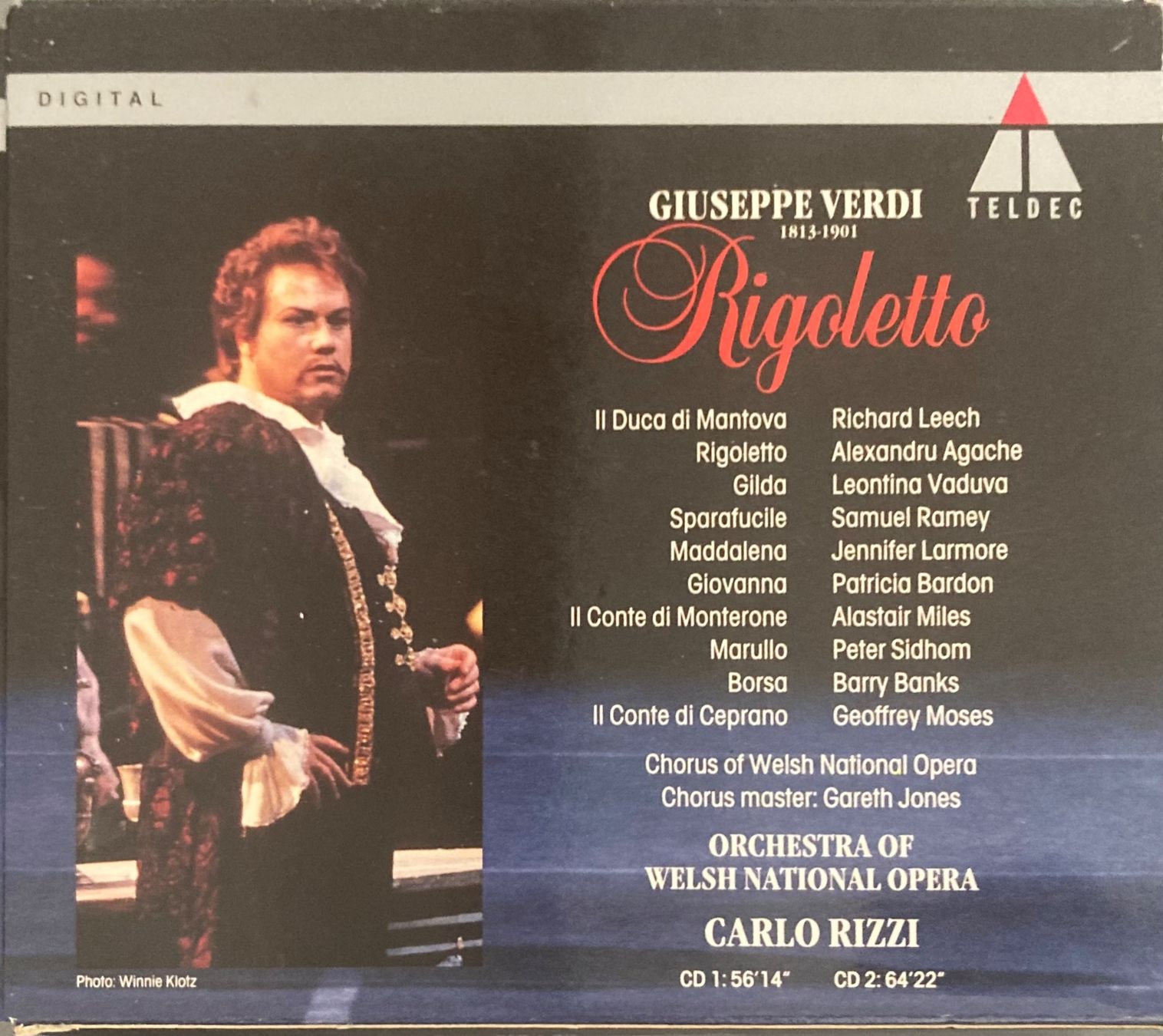CD: GIUSEPPE VERDI...... - RIGOLETTO – Usato da Poliez-Pittet venduto da Newtown-Records 1