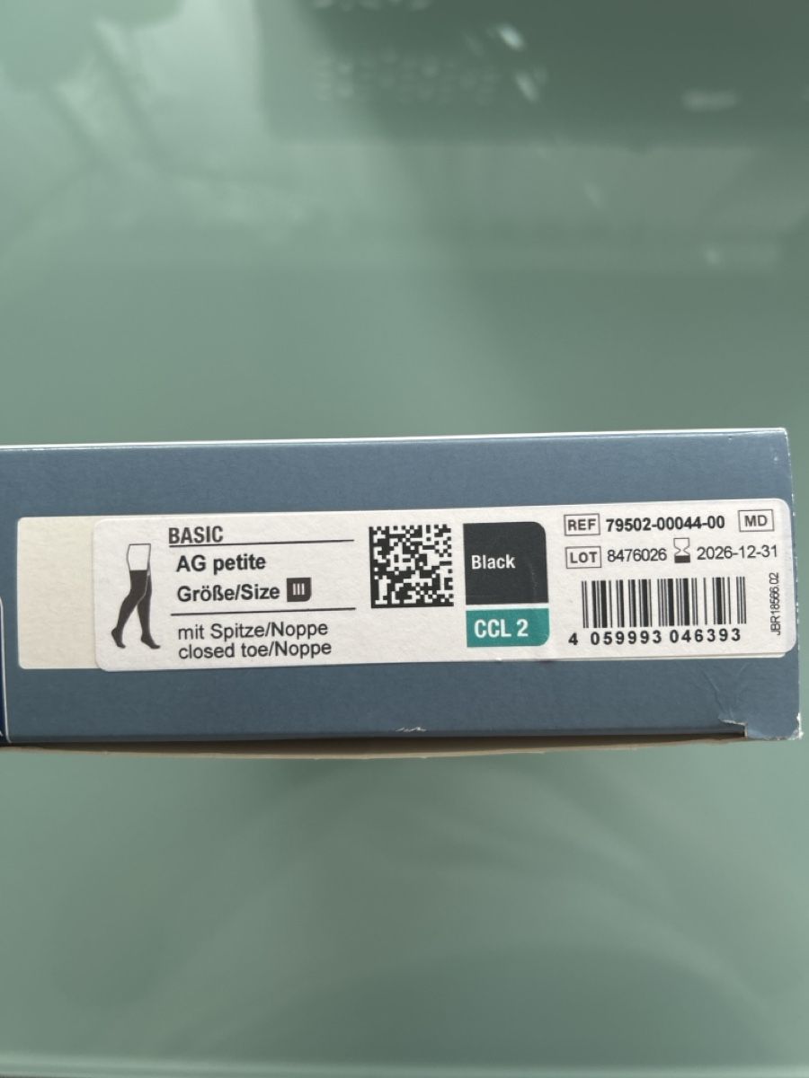 Jobst Chaussettes: Jobst Basic Kompressionsstrumpf schwarz Grösse III neu – Neuf avec emballage d'origine à St.Gallen par lala19 2