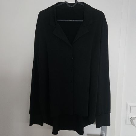 Long Blazer schwarz