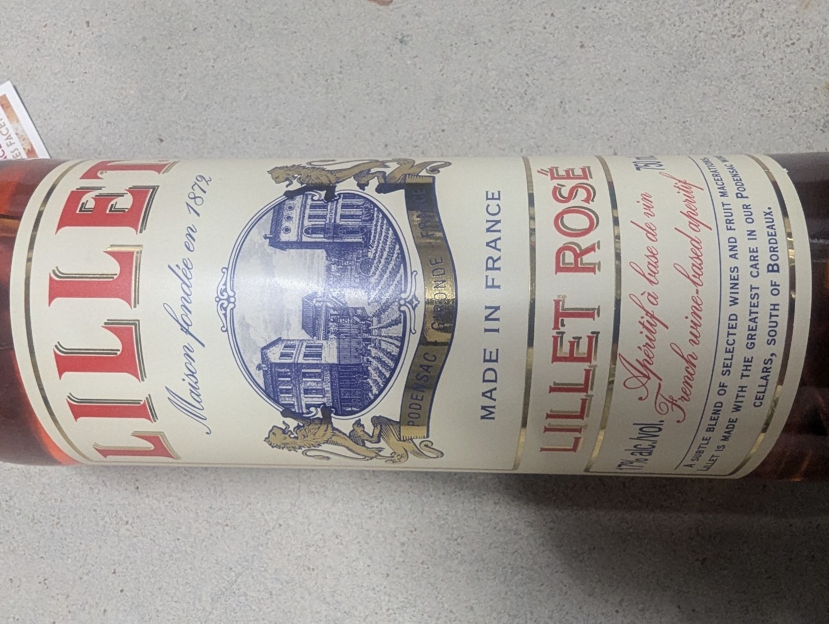 Ricard Bevande alcoliche: Lillet Rosé – Nuovo e nell'imballaggio originale da Lyss venduto da 3250er 2