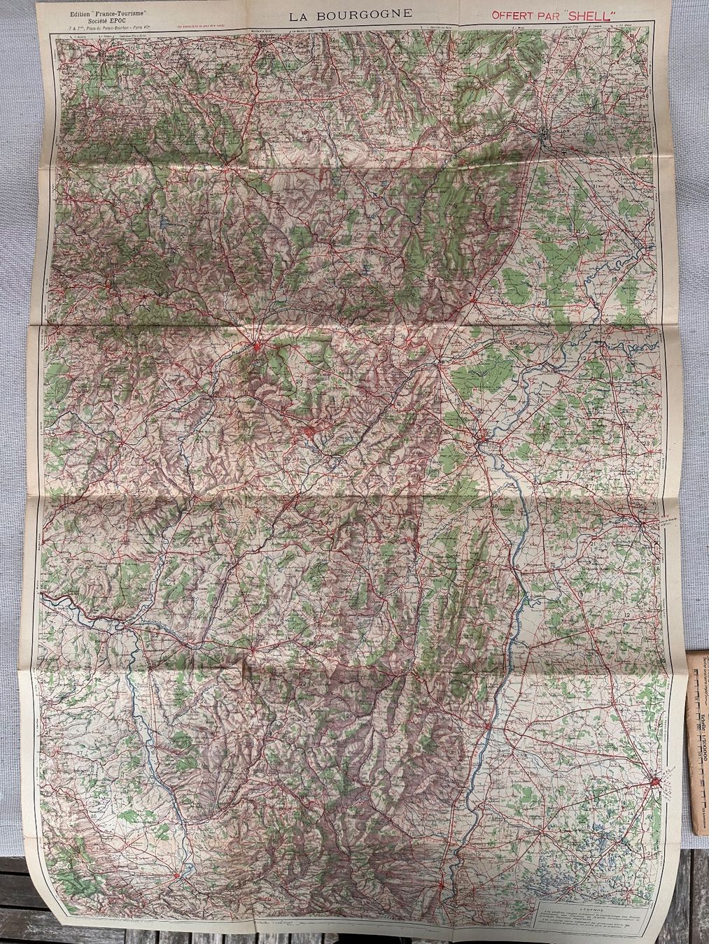 Cartine & Atlanti: Carte géographique de l'armée Vintage – Usato da Bouveret venduto da seb_rjx8 1
