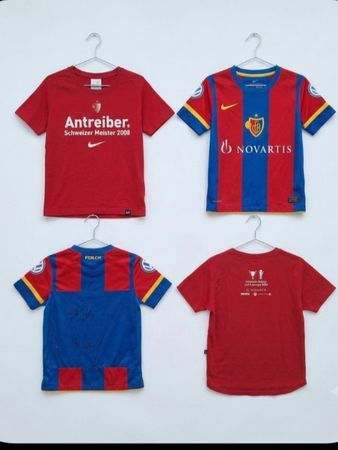Nike Fc Basel 2 trikots Home und tshirt 128-140