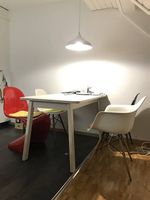 Massivholz Esstisch 125cm weiss