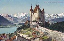 Thun Schloss u. Blümlisalp