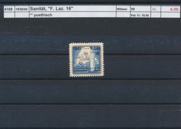 1939/45 Sanität, "F. Laz. 16", ** postfrisch