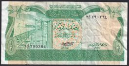 Libyen 1/2 Dinar 1981