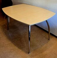 Esstisch, verchromte Beine, Top Zustand