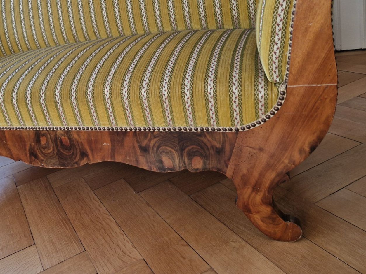 Sofas: Antikes Biedermeier-Sofa, grün, gebraucht – Gebraucht aus Basel von ari_8d57 5
