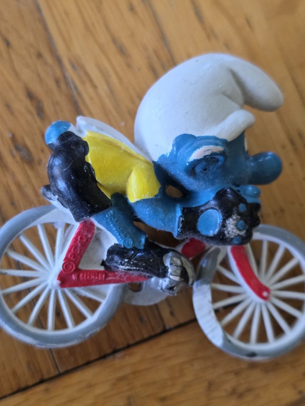 Figurines: Schlumpf auf dem Velo Schlümpfe – D'occasion à Dorf par Echo_Elements 3