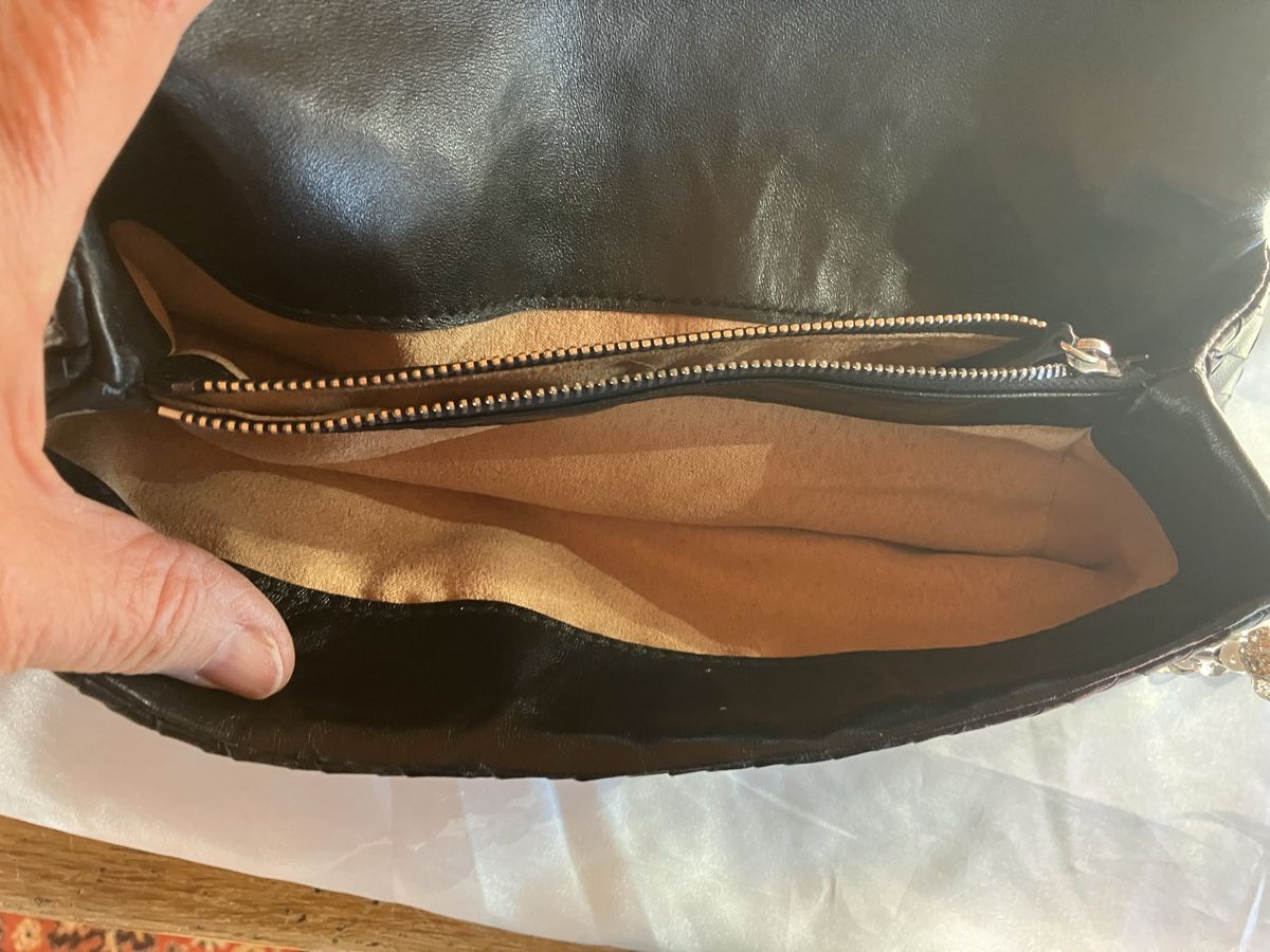 Borse da donna: Geflochtene Leder Clutch – Usato da Bassersdorf venduto da groovygremlin 4