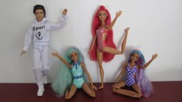 Bewegliche, sportliche Barbie Puppen