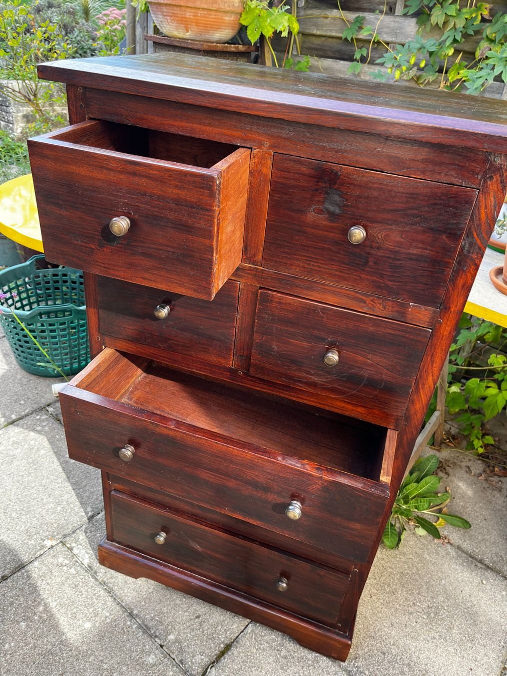 Cassettiere: Massive Kommode Holz mit 7 Schubladen – Usato da Zürich venduto da Allrounders 4