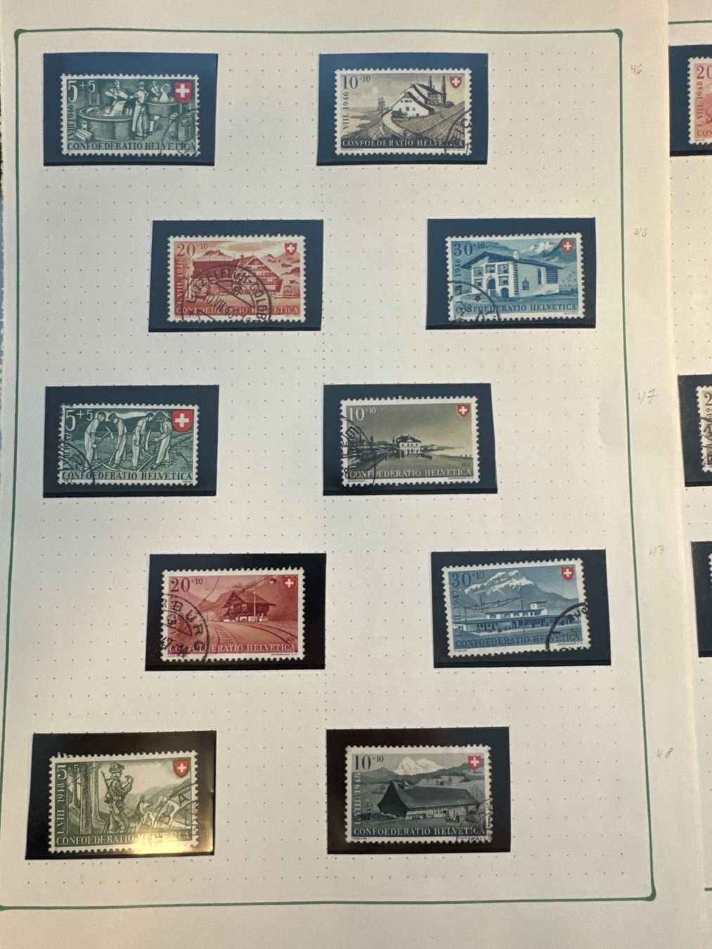 Tous les timbres: Pro Patria Lot, gestempelt – D'occasion à Küssnacht am Rigi par POSTOMASTER 1