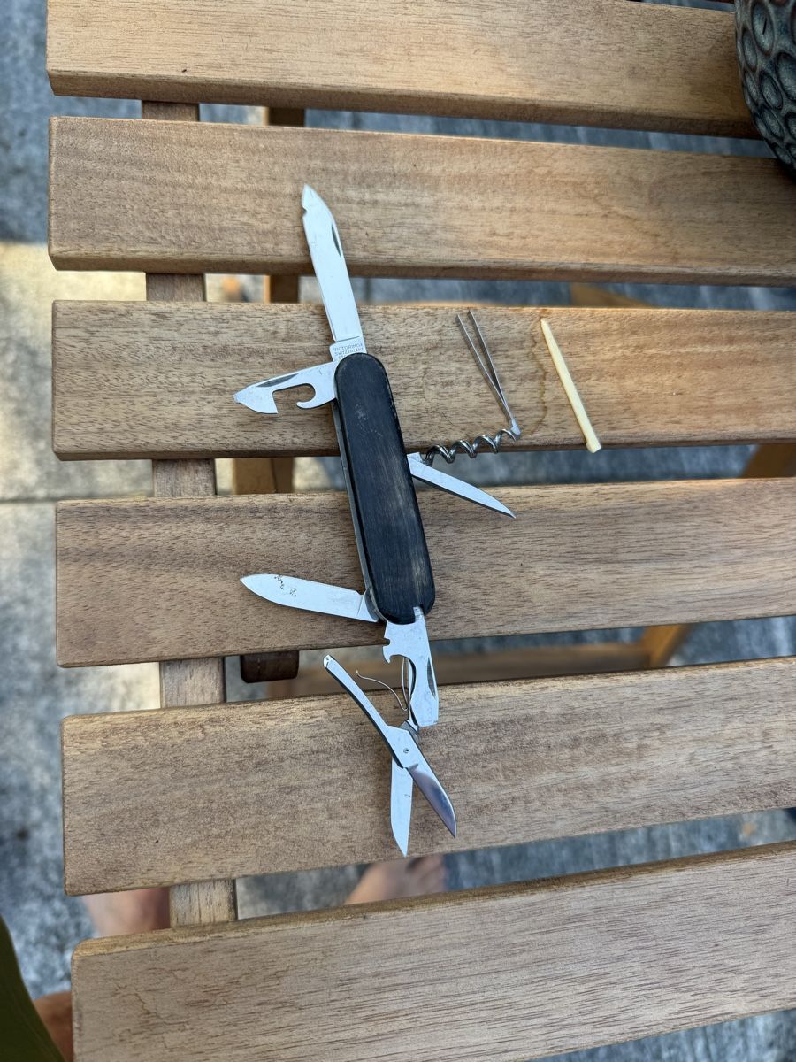Victorinox Taschenmesser: Victorinox Sackmesser 84  Horn ? – Gebraucht aus Schupfart von 1.TopAngebote 5