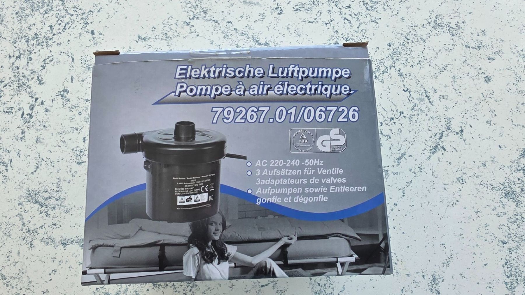 Pompes et pièces: Elektrische Luftpumpe – Neuf avec emballage d'origine à Wetzikon ZH par Leon_2010