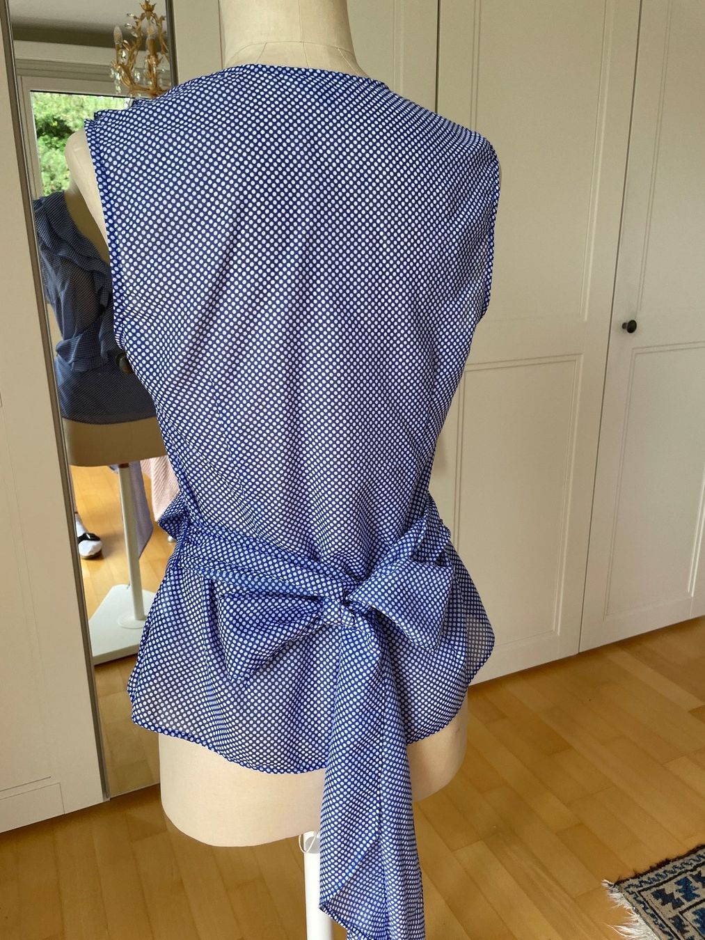 Camicette: Wickelbluse McGregor Gr. 38 blau/weiss – Usato da Münchenstein venduto da ann_2n6y 3