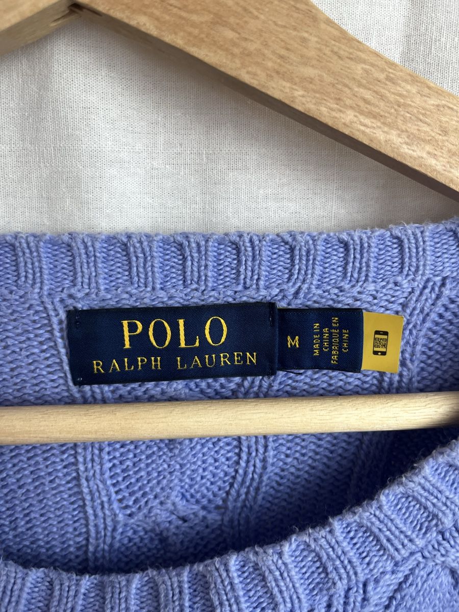 Ralph Lauren Pullover & Sweatshirts: Pull Ralph Lauren Torsadé Violet clair  – Neu (gemäss Beschreibung) aus Les Avanchets von lunedeneige.shop 2