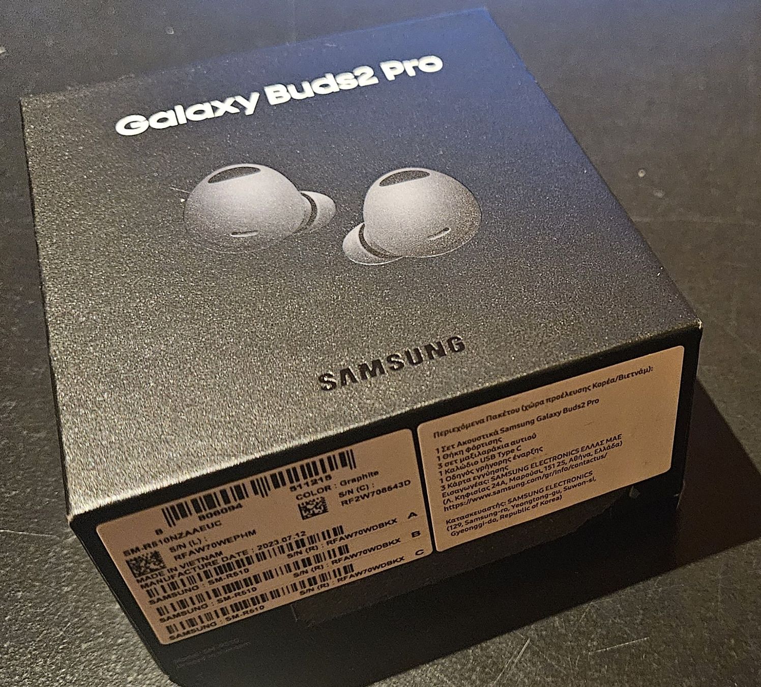 Samsung Kopfhörer: Samsung Galaxy Buds2 Pro Graphite gebraucht – Gebraucht aus Waltensburg/Vuorz von dafribi